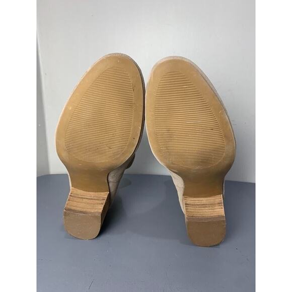Steve Madden Womens Taupe Suede Ankle Boots Size 9.5 - Picture 8 of 8